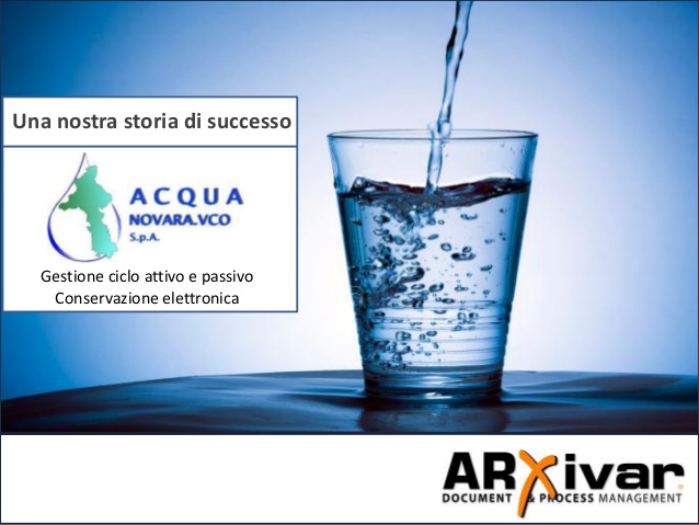 ARXivar per Acqua Novara