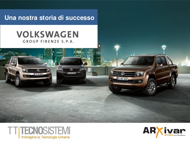 ARXivar per Volkswagen Group Firenze